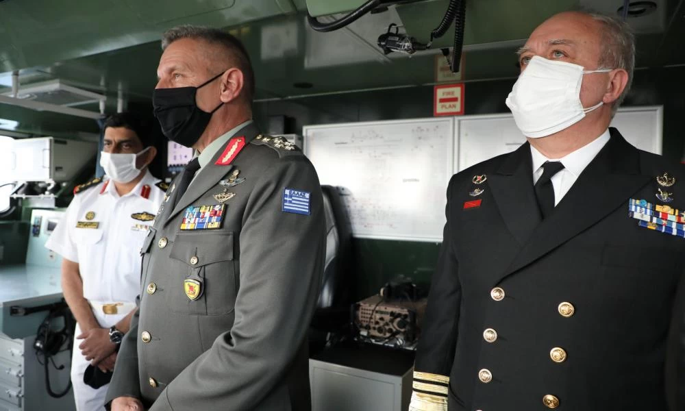 Επίσκεψη Φλώρου στην Κορβέτα "Baynunah" μετά την «ΜΕΔΟΥΣΑ 10»